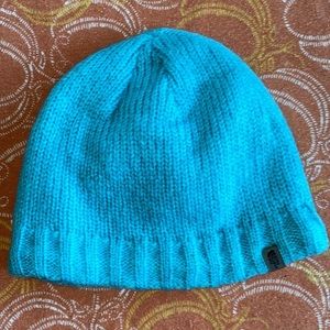 NORTH face lined girls blue hat never worn